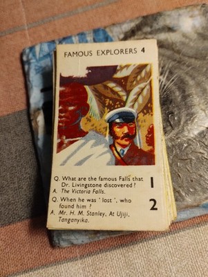 Sk264 Trade Card Quaker Sugar Puffs Famous Explorers No 4