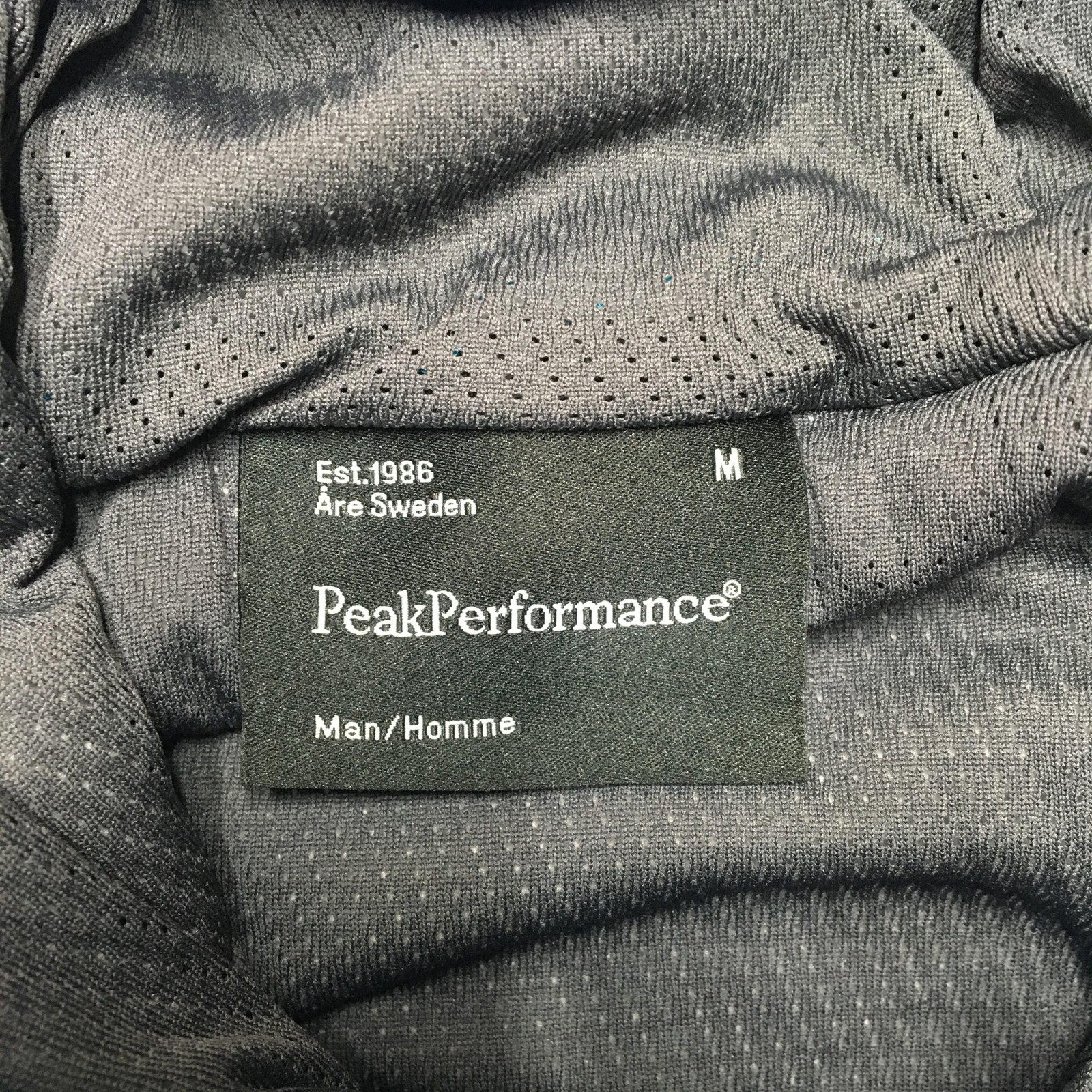 PeakPerformance Jacket Mens Medium Blue Hooded Po… - image 6