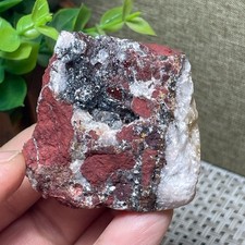 Rare Mexican Crazy Lace agate stone Raw rough rock original Specimen58g E6492