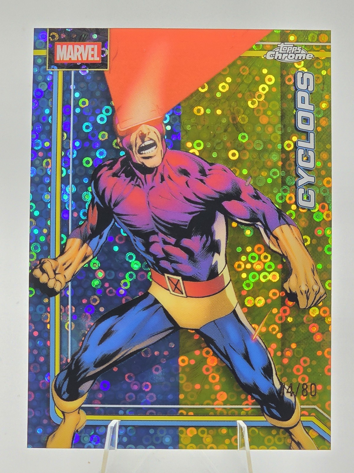 Cyclops Dazzler's Silver Rhythm Refractor 74/80 2026 Topps Chrome Marvel