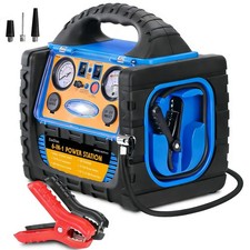 2200 Peak Amp Car Jump Starter with Air Compressor 260PSI, 12V Auto Battery B...