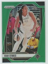 Kiah Stokes Green Prizm 2024 Panini WNBA Prizm #122