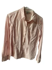 SO Pink and white Bottom Down Long Sleeves Junior Size L