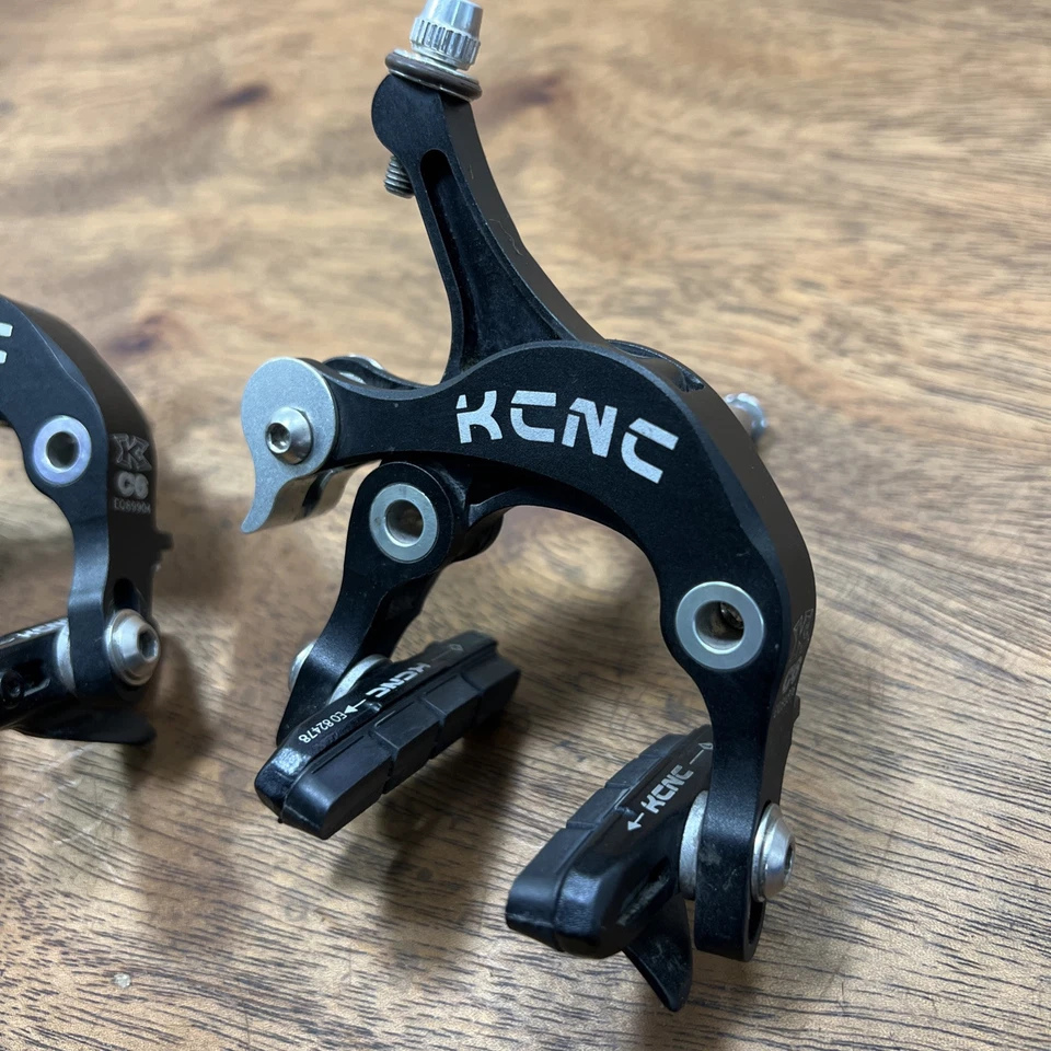 Freio CNC C6 pinça preta CNC gravidade zero conjunto de freio de bicicleta de estrada - Imagem 2 de 4