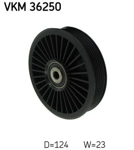 SKF Keilrippenriemen Umlenk-/Führungsrolle VKM 36250 Höhe 138mm Länge 138mm Breite 68mm - OE Qualität - Bild 5