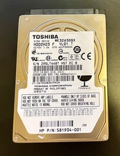 Toshiba 320 GB 2.5" internal MK3263GSX 5400 RPM