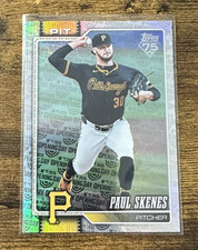 Paul Skenes 2026 Topps Series 1 Celebration  Opening Day Foil SP #100  Pirates