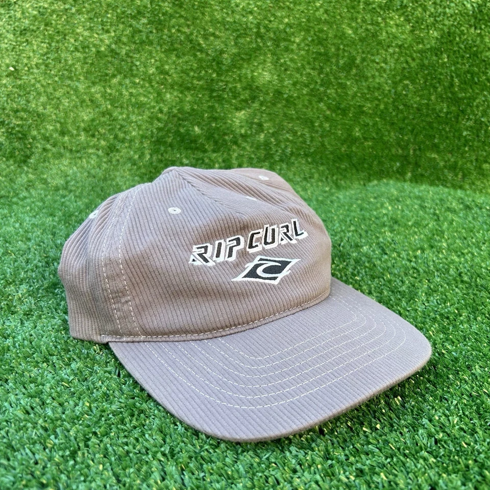 Sombrero ajustable gris Rip Curl pana diamante bajo perfil con tirantes Foto 2 de 4