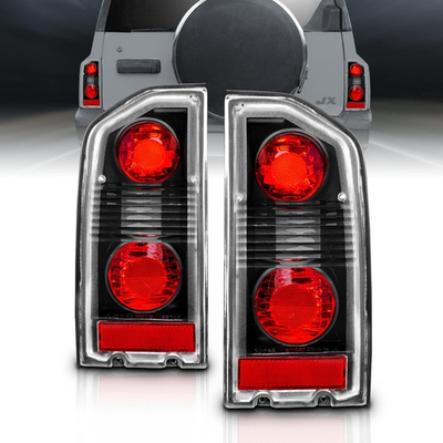 #ad #ad Black Euro Replacement Brake Tail Lights Set For 1988 1998 Passenger and Driver $112.99