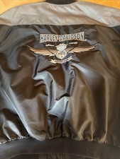 VINTAGE Harley Davidson Jacke XXL Bomberjacke Made in USA Police Biker 90s RARE