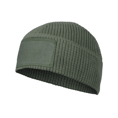 Helikon RANGE Beanie Cap S/M - Grid Fleece - Olive Green - M/Regular