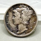 1917-D Mercury Dime VF+/XF  Denver Mint