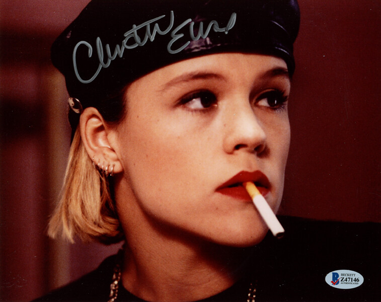 CHRISTINE ELISE SIGNED 8x10 PHOTO CULT OF CHUCKY CHILD'S PLAY HORROR  BECKETT BAS