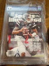 October 20, 2014 Dak Prescott RC First Sports Illustrated NO LABEL CGC 9.4