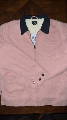Obey Men's Dillinger Work Jacket | Coat | Sweater Bold Size M  NWT Inner Sherpa