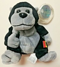Coca-Cola Gorilla Bean Bag Beanie International Series Collectible Coke w/ Tag