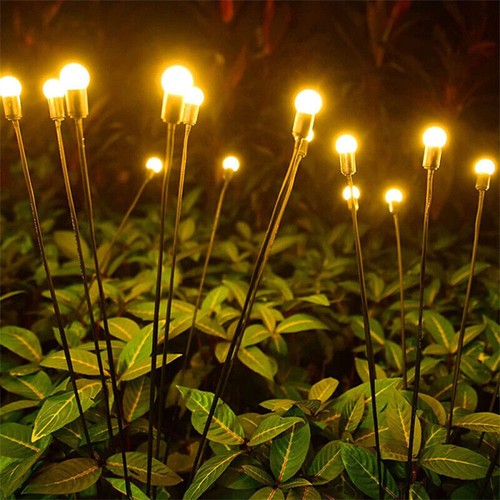 Lights Swaying Garden LED Packs Firefly-Lamp Decor Yard Powered 2 Solar Outdoor - Picture 9 of 16