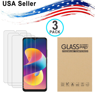 3PK TCL 50 XL XE LE 5G Tempered Glass Screen Protector