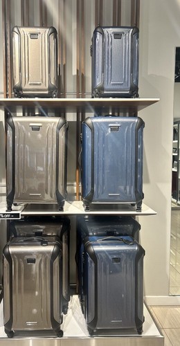 New Tumi Vapor Continental Carry On Spinner Case Hard Shell Luggage Blue 22” - Picture 2 of 10