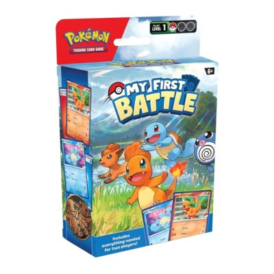 Pokémon TCG My First Battle   Glumanda & Schiggy (Starter-Kit mit 2 Mini-Decks) 