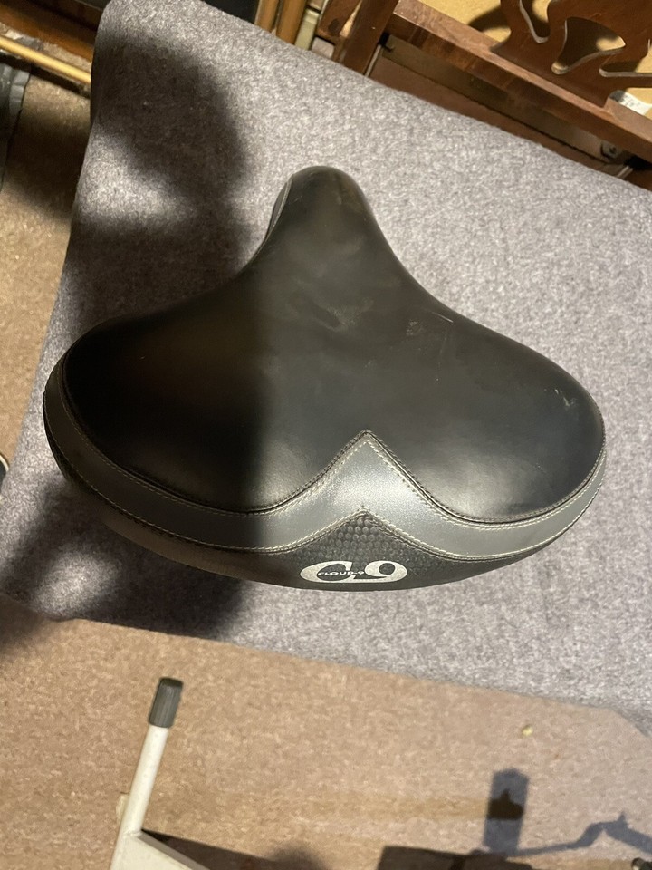 Cloud-9 Cruiser Select Bike Saddle - 10.5x10.75 Black Soft Touch Vinyl Seat