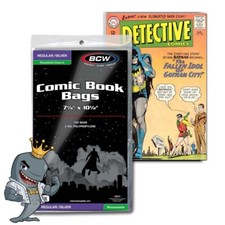 BCW Silver/Regular Resealable Comic Bags 100ct Pack FREE SHIP
