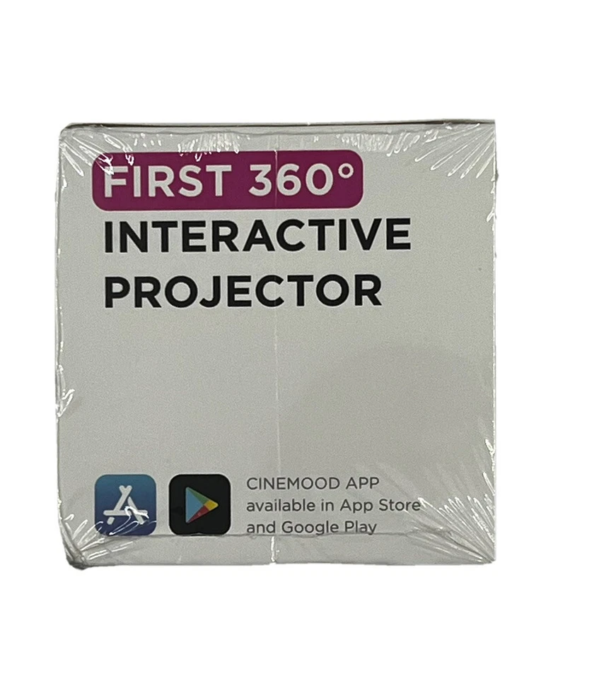 CINEMOOD 360 - Smart wi-fi Cube Projector with Streaming Services- New Unopened! - Image 2 of 4