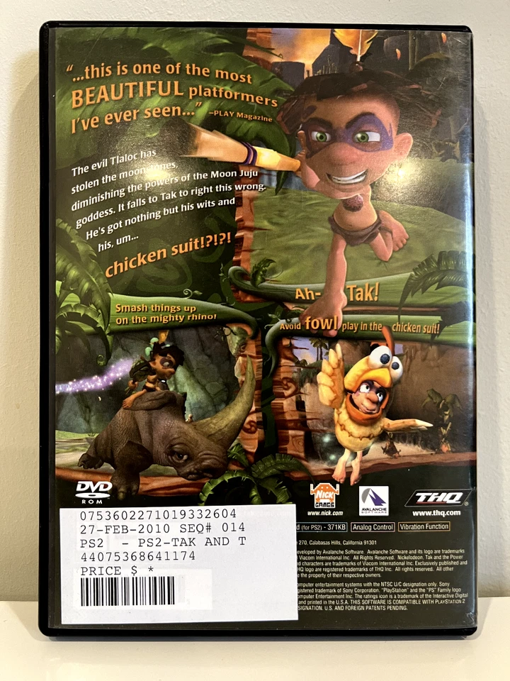 Tak and the Power of Juju (Sony PlayStation 2, 2003) - No Manual - Image 3 of 3