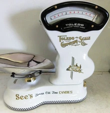 Toledo Three Pound Scale "See's Old Time Candies"