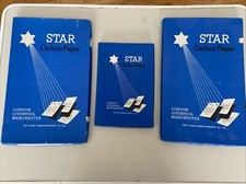 Vintage Black / Blue Carbon Paper in Box - 250 sheets : 8" x 10.5" + Grey 8 X 5
