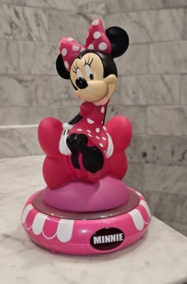 Minnie Mouse Disney LED Night Light Pink Polka Dot Peachtree