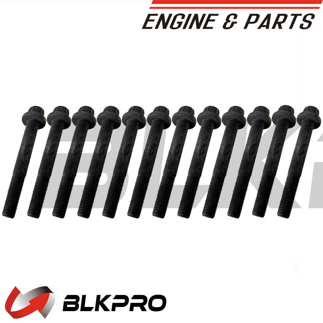 12* Exhaust Manifold Bolts For Cummins ISX X15 ISX15 15L Extra Long 3818121 eBay