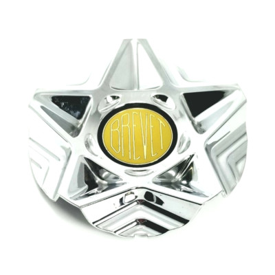 Brevet COP79D A283 Chrome 6.5'' Wheel Center Hub Cap BSD-2 Wheel