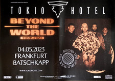 TOKIO HOTEL 2023 FRANKFURT - orig. Concert Poster - Konzert Plakat - DIN A0
