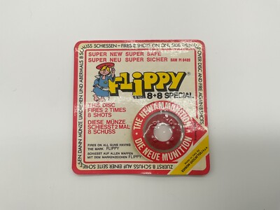 Flippy Edison Giocattoli 8er Ring Musterkarte in OVP 1970er Vintage