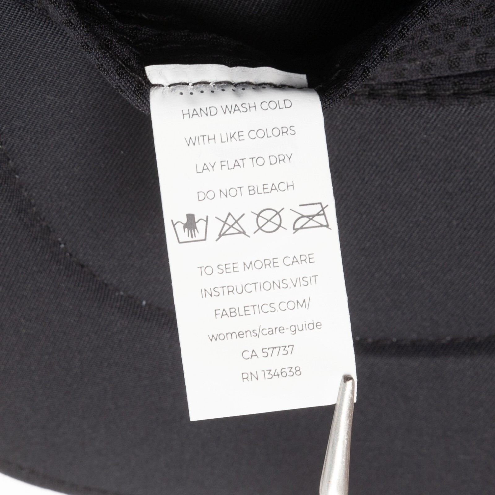 Fabletics The Active Hat Cap Black Five Panel Adj… - image 8