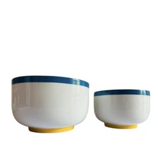 ROSENTHAL DESIGN WOLF KARNAGEL 1970 Set 2 Ciotole in porcellana