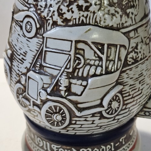 1979 Avon Oldtimer Keramik Deckel Bier Stein 8 1/4 Zoll hoch 1911 Ford Modell T - Bild 12 von 13