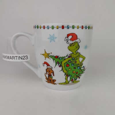 Dr Seuss How The Grinch Stole Christmas Coffe 12 oz Coffee Mug Max White 