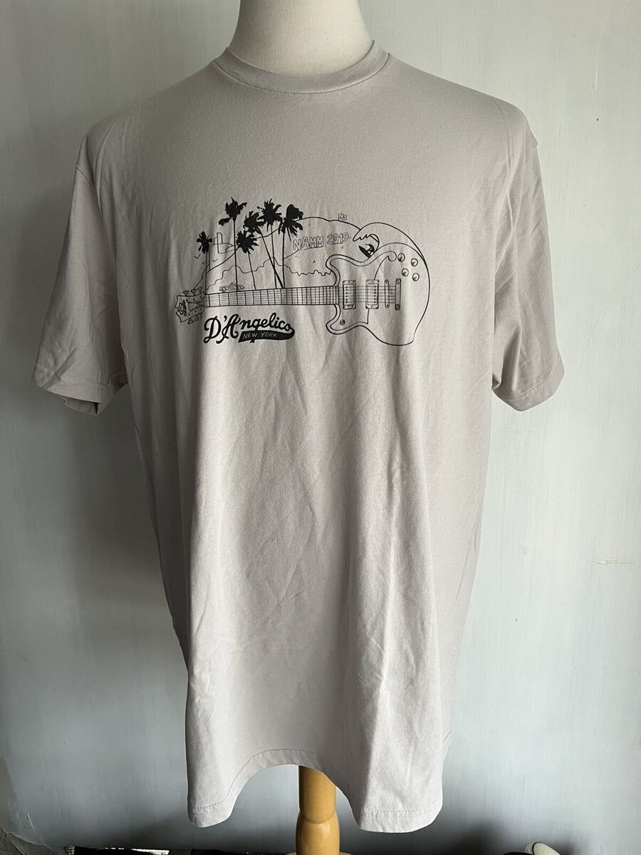 D#039;ANGELICO GUITARS NEW YORK (2019) Official Men#039;s NAMM Promo T- Shirt Size XL eBay D