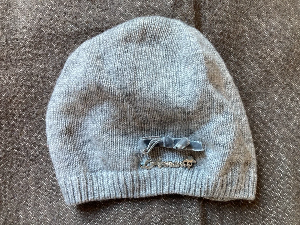 ARMANI Baby Mütze grau Wolle Größe S (60 - 68) wie neu!!! - Bild 2 von 3