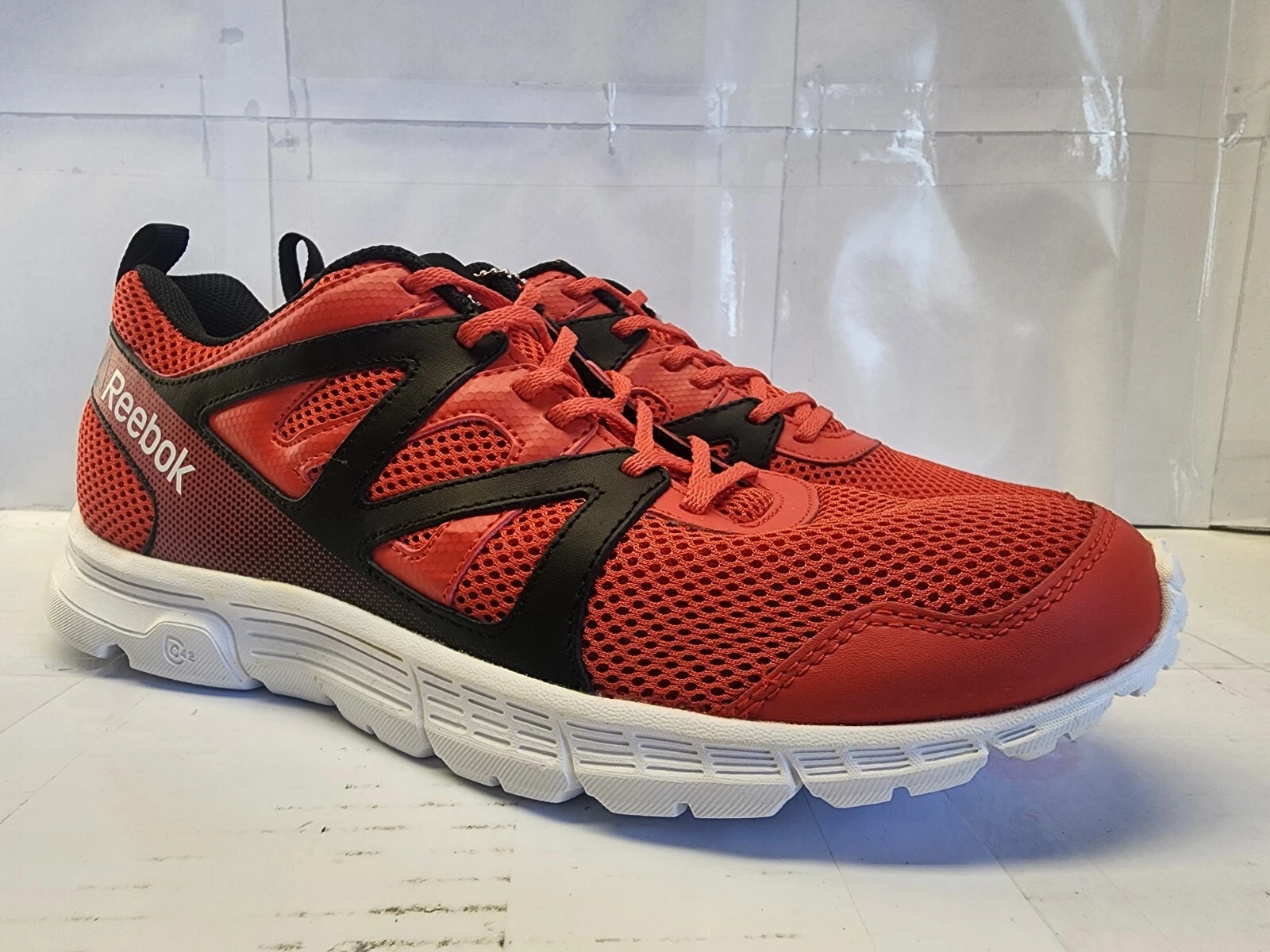 CHAUSSURES DE COURSE REEBOK MEMORYTECH RUN SUPREME 2,0 MT COMFORT V72086 ROUGE/BLANCS 