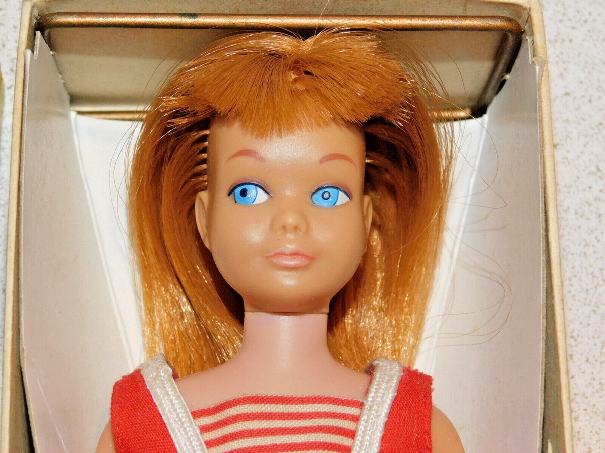 バービー Barbieヘッドベース　ビンテージ Barbie: VINTAGE Redhead STRAIGHT LEG SKIPPER Doll w/LINER