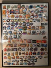 Final Four NCAA Basketball Championship Pins Framed Collection