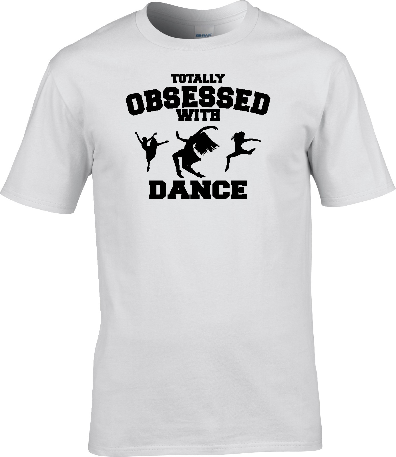 Camiseta Unisex Damas Baile Brillo Bling Totalmente Obsesionada con Baile Baile
