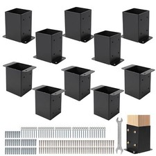 4x4 Post Base for Pergola and Gazebo 10 Pack ...