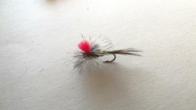 1 DOZ DF-5 HI-VIZ PARACHUTE GREEN DRAKE (SELECT YOUR SIZE) DRY FLY