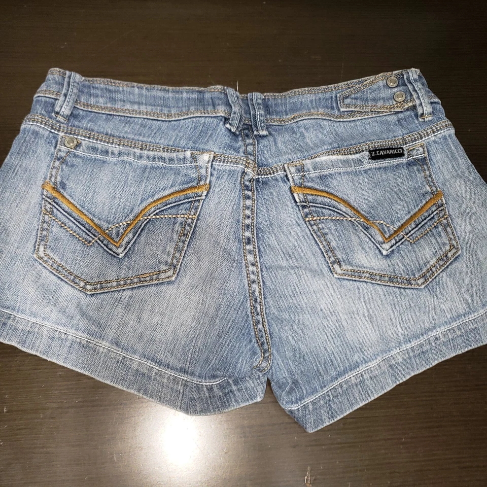 Pantalones Cortos Z. Cavaricci Azul Denim Mezcla de Algodón Elastizados Junior/Delgados Para Mujer 7 Foto 2 de 4