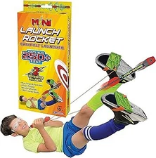 FUNWARES LAUNCH ROCKET FOR KIDS 8+ SOARS & WHISTLES 250 FT 2 FOAM ROCKETS