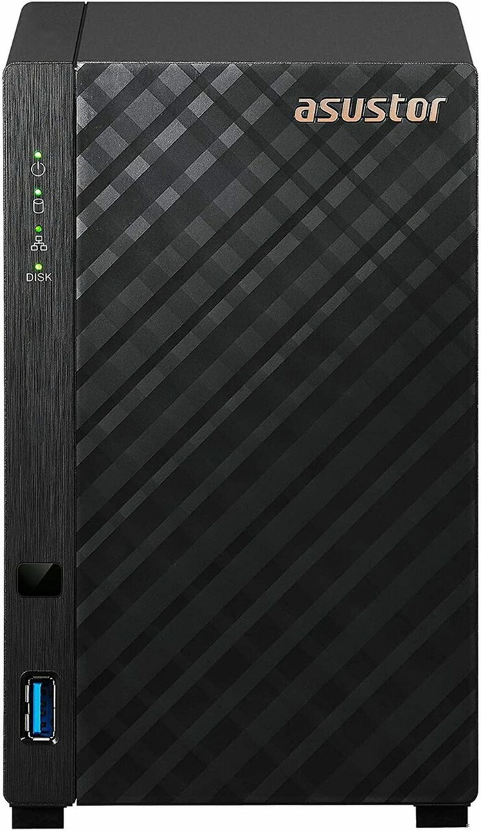 Asustor AS1102T 2-Bay Drivestor 2 NAS with 1GB RAM and 8TB